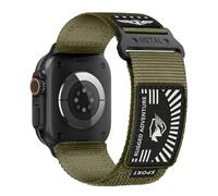 Rugged Nylon Straps for Apple Watch Ultra/4/3/2 Strap 49mm 46mm 45mm 44mm 42mm iWatch Straps Men Women,Tactical Horse Fabric Sport 30MM Wide Fabric Band for Apple Watch Series 12 11 10 9 8 7 6 5 4 SE