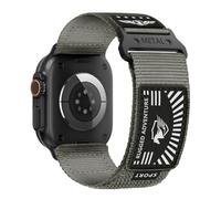 Rugged Nylon Straps for Apple Watch Ultra/4/3/2 Strap 49mm 46mm 45mm 44mm 42mm iWatch Straps Men Women,Tactical Horse Fabric Sport 30MM Wide Fabric Band for Apple Watch Series 12 11 10 9 8 7 6 5 4 SE