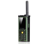 Rugged Outdoor Mobile Phone Big Power Long Standby Antenna Good Signal Four Sim Cards 3D Box Speaker Ebook -Green