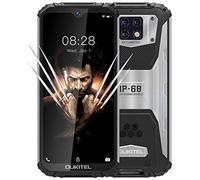 Rugged Phone(2020) OUKITEL WP6, IP68 Outdoor Mobile Phone Unlocked 10000mAh Battery (18W Fast Charge), 48MP Quad Camera, Helio P70 6GB+128GB, 6.3 inch FHD+ Gorilla Glass, DUAL SIM GPS WiFi Black