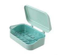 Rugged Plastic Soap Case for Frequent Use in Shared Facilities Such as Dorms Gyms or Guest Bathrooms (Blue)