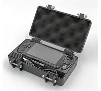 Rugged Protective Carrying Case for PSP 2000 & 3000 - Holds 4 Games, 5 Memory Cards, USB Charging Cable