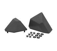 Rugged Ridge 11540.23 XHD Bumper Stubby End Kit, Front, Textured Black; 06-18 Wrangler