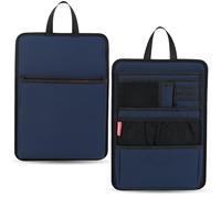 Rugged Silm Backpack Organizer Insert for Laptop A4 Binder Paperwork Document Textbook for Casual Business, Navy