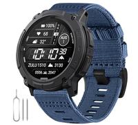 Rugged Tactical Nylon Band for Garmin Instinct/Instinct 2 Watch Band, Military Sport Strap for Instinct3 45mm Replacement Watch Strap Compatible with Garmin 22mm Instinct2 Tactical/Tide/Esports/Solar