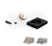 Rugged Tools® Airtag Mount - Compatible with Dewalt Toughsystem 2.0 Drawer Boxes - Black (3 Pack)