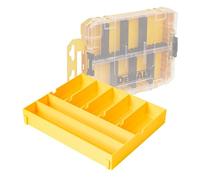 RUGGED TOOLS Insert Tray with 7 Storage Sections Compatible with Dewalt ToughCase Medium (DWAN2190) - Yellow (7s)