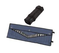 Rugged Tools Wrench Roll Up Pouch - Wrench Organizer & Tool Holder with SAE & Metric Labels
