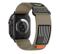 Rugged Trail Loop Bands for Apple Watch Ultra/3/2 Band 49mm 46mm 45mm 44mm 42mm Men,Stars-Stripes Flag Woven Nylon Sport Strap Soft Fabric Wristband for iWatch Series 11 10 9 8 7 6 5 4 3 SE 3/2nd 49