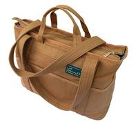 Rugged Travel Tote Unisex - 29L Large-Capacity Weekender with Multi Pockets, Cabin-Approved Carry-On - Perfect for Medical Staff, Athletes, Craftsmen, Photographers & More (Khaki Brown)