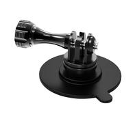 Ruggeds Aluminum Alloy Suction Camera Mount with Triple Slot Configuration for Accessories on Vehicles Wall Tiles Strong Adhesive Suction Cup