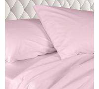 Ruggeri - Double Bed Sheet Set - Made in Italy - 100% Pure Cotton Satin - Candies Collection (Pink Zigzag)