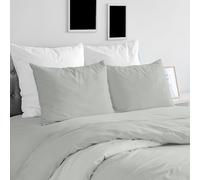 Ruggeri - Duvet Cover Set - 100% Pure Cotton - Made in Italy - Let's Color Collection! (Double, Grey)