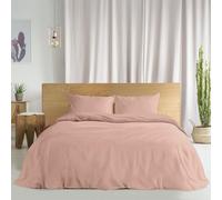 Ruggeri - Duvet Cover Set - 100% Pure Cotton - Made in Italy - Let's Color Collection! (Double Room, Pink)