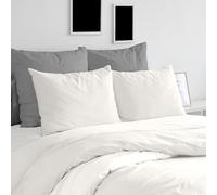 Ruggeri - Duvet Cover Set - 100% Pure Cotton - Made in Italy - Let's Color Collection! (Double, White)