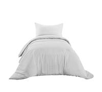 Ruggeri - Duvet Cover Set - 100% Pure Cotton - Made In Italy - Let's Color Collection! (Single, White)