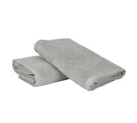Ruggeri - Set of 2 Bath and Shower Towels 70 x 140 cm - 100% Pure Cotton Extra Soft - Towels Collection - Let's Color! (Grey)