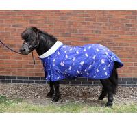 Ruggles 50g Stable Rug for Shetland Section A Donkey Miniature Horse | Smart Versatile Lightweight Rug Perfect for Warmer Days or as an Under Layer (Unicorn Print, 3')