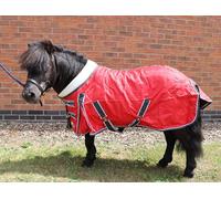 Ruggles 50g Stable Rug for Shetland Section A Donkey Miniature Horse | Smart Versatile Lightweight Rug Perfect for Warmer Days or as an Under Layer (Red, 4')
