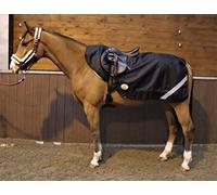 Ruggles Exercise Sheet For Horse/Pony | Lightweight 50g Filling | Waterproof and Breathable 1200D Outer Fabric | Perfect for Exercising in Wet or Colder Conditions (Extra Small, Black)