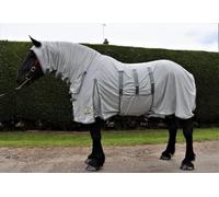 Ruggles Fly Combo With Ear Holes for Heavy Horses Shire Clydesdale etc | Lightweight Breathable Protection from Flies and Biting Insects (6')