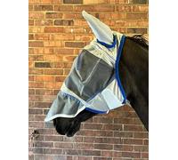 Ruggles Fly Mask for Heavy Horses - Shires Clydesdale Percheron etc | Available With Or Without Nose Guard | Excellent Protection from Flies and Insects (X Full With Nose)