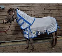 Ruggles Fly Rug & Neck Cover for Shetland Pony Donkey Section A and Miniature Horse |Lightweight Breathable Mesh | Excellent Protection from Bugs, Flies and Biting Insects (4' 3")