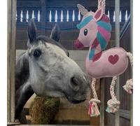 Ruggles Horse Stable Toy - Boredom buster for horse pony donkey - Hanging Unicorn Stable Toy