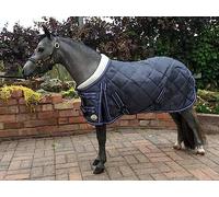 Ruggles Lightweight 100g Stable Rug for Shetland Section A Donkey and Miniature Horse | Smart Versatile Rug Perfect for Milder Weather or as an Under Layer in Colder Weather (3' 9", Grey)