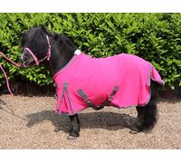 Ruggles Polar Fleece Rug For Shetland Section A Donkey and Miniature Horse | Versatile Rug Ideal for Shows Travel Stable after Exercise or Bathing (Pink, 4')
