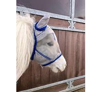 Ruggles Shetland Miniature Section A Fly Mask | Horse & Pony Eye Protection Mini Small & Large | Fleece Lined (Shetland L-Without Nose)