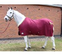 Ruggles Show Fleece Rug For Horse and Pony | Smart versatile Rug Ideal for Shows, Travel, Stable, after Exercise or Bathing (Burgundy, 6' 3")