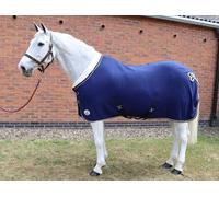 Ruggles Show Fleece Rug For Horse and Pony | Smart versatile Rug Ideal for Shows, Travel, Stable, after Exercise or Bathing (Navy, 5')
