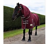 Ruggles Triple Layer Wicking Combo Rug for Heavy Horses Shires Clydesdale Suffolk Punch | Ideal for Travel Shows Stable and Drying/Cooling after Exercise or Bathing (6' 9", Port Royal)