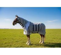 Ruggles Ultra Light Combo Fly Rug for Heavy Horse breeds -Shires, Clydesdale, Percheron,Suffolk Punch - Fly and Bug Protection for horses (7' 6")