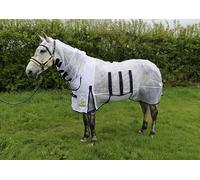 Ruggles Ultra Light Fly Rug Combo fo Horse and Pony | Excellent Protection from Flies, Bugs and Biting Insects (6' 9")