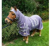 Ruggles UV Combo Fly Rug for Shetland Pony, Donkey, Section A and Miniature Horse | Tail Flap | Belly Band/Wrap | Excellent Protection from Flies and Bugs (Shark Grey, 3' 3")