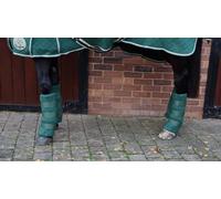 Ruggles Wicking Leg Wraps For Horse and Pony | Ideal for Travel Stable or after Bathing/Exercise in Colder Weather (Hunter Green, Pony)