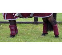 Ruggles Wicking Leg Wraps for Shetland Donkey Miniature Horse Section A | Triple Layer Quited Fabric | Ideal for Travel, Stable or after Bathing and Exercise (Port Royal, Shetland)