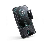Rugha 15W Wireless Car Charger Mount, Qi & Magsafe compatible Phone Holder | Auto-Clamping Air Vent Mount with 360° Rotation for Flexible Viewing Angles for iPhone, Samsung Galaxy & Huawei