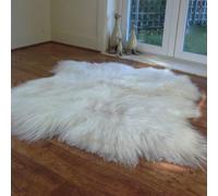 RugHouse Icelandic Sheepskin Rug - Natural Double - 2 Skin