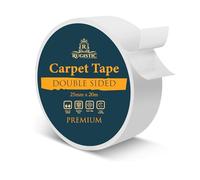 Rugistic Double Sided Heavy Duty Carpet Tape - Adhesive Double Sided Rug Tape for Multi Surfaces - Rug Gripper for Wooden & Laminated Floors - Strong Rug Tape for Carpet