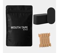 RUGISTIC Mouth Tape for Sleeping - 30 Sleep Mouth Strips + 5 Nasal Strips | Comfortable Tape for Men & Women | Gentle Skin Adhesive Strips for Night Use