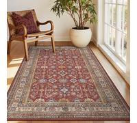 Rugland Vintage Washable Non Slip Rug 3ft x 5ft Burgundy