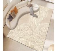 RUGMRZ Carpet Runners For Hallways Bedroom Rugs Medium Light lines decorate the non-slip 120x160cm