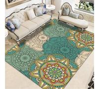 RUGMRZ Carpets Small Size Rug Large room carpet 60x110CM rugs for bedroom Green. Vintage printed carpet. outdoor garden girls