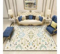 RUGMRZ Chair Mat For Carpet Floor Rugs Kids Space Shaggy Carpets Living Room 180x280CM Rug Light color Vintage Style Geometric Rules Sofa