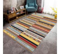 RUGMRZ Custom Rug Extra Long Runner Rugs For Hallway Door Carpet Washable+Carpets 160x200CM Square multicolor Geometric Shape Splicing Is Safe And Easy To Take Care Of