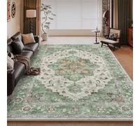 RUGMRZ Easy clean Carpets/Rugs Green 160x230CM, Thin Retro floral patterns for Hall,Hallway