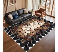 RUGMRZ Extra Large Rug Hall Rugs Fluffy Carpet Living Room Soundproof Carpets Modern Minimalist Geometric Abstract Anti Slip Washable Decoration Christmas Tree Decorations grey200x300CM